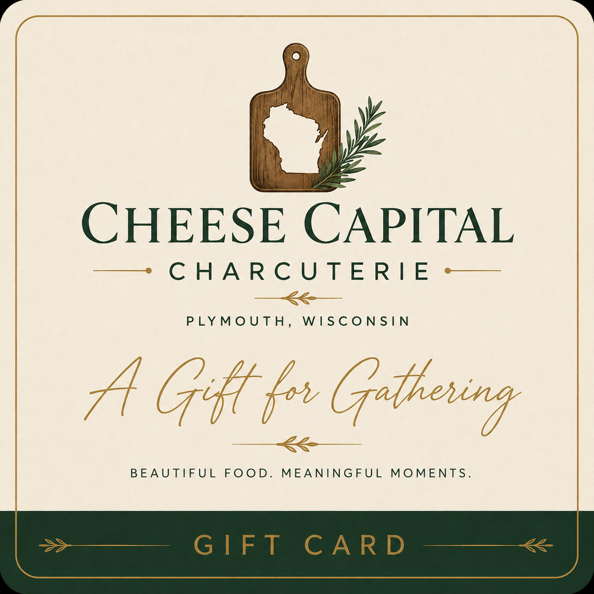 Cheese Capital Charcuterie Gift Card